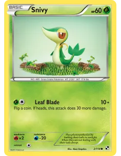 Snivy - Reverse Holo