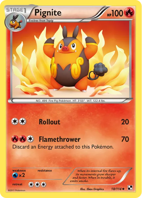 Pignite - Reverse Holo