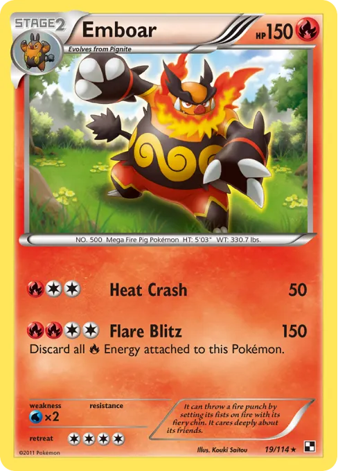 Emboar - Reverse Holo
