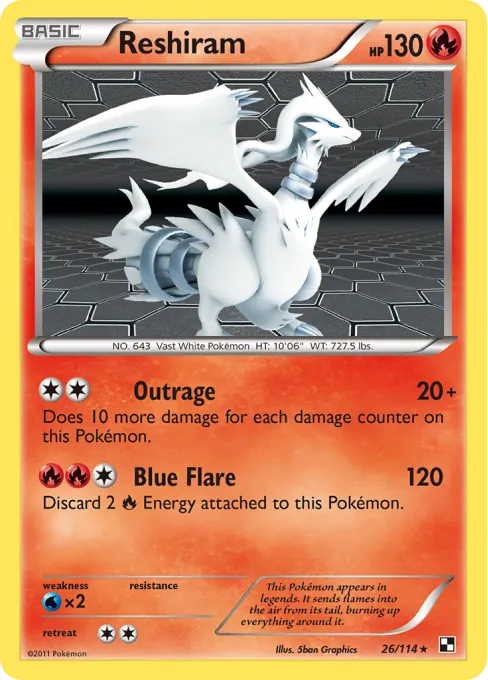 Reshiram - Reverse Holo