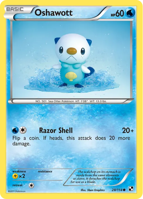 Oshawott - Reverse Holo