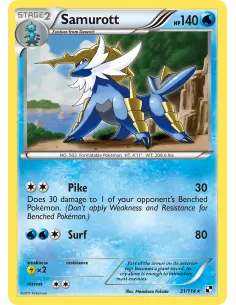 Samurott - Reverse Holo