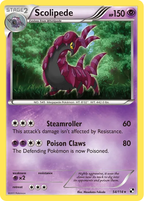 Scolipede - Reverse Holo