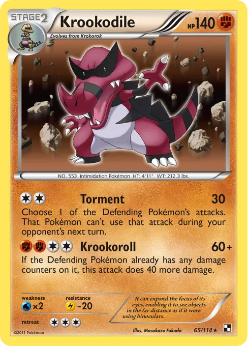 Krookodile - Reverse Holo