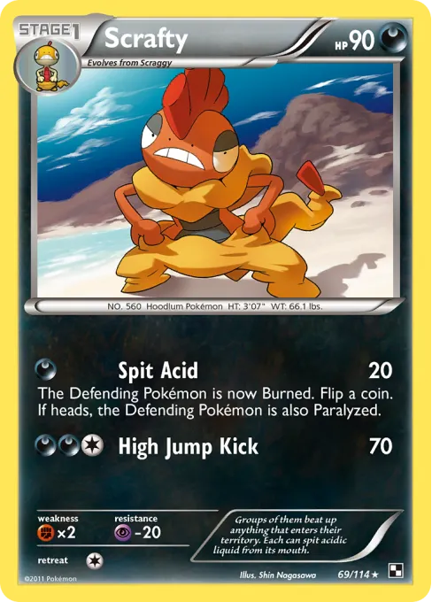 Scrafty - Reverse Holo