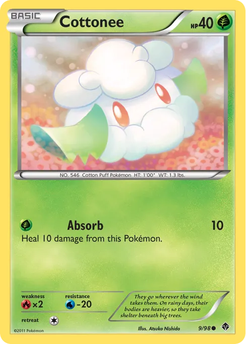 Cottonee - Reverse Holo