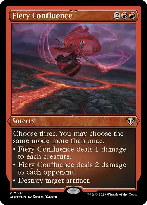 Fiery Confluence - Foil