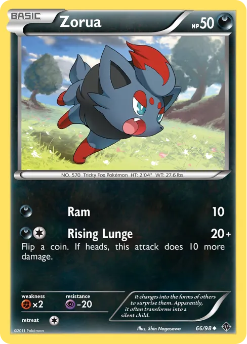 Zorua - Reverse Holo