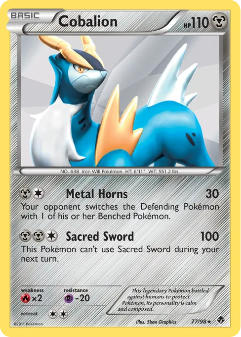 Cobalion - Reverse Holo