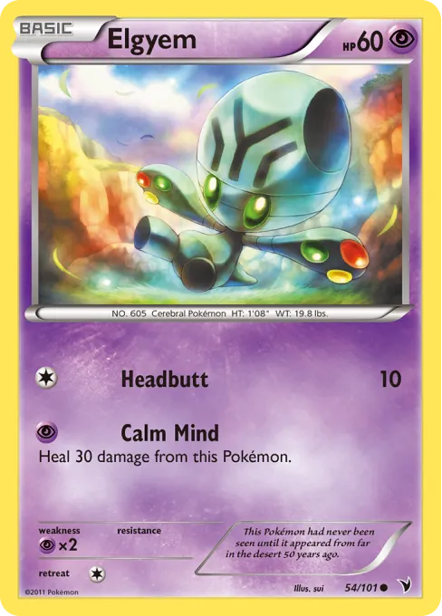 Elgyem - Reverse Holo