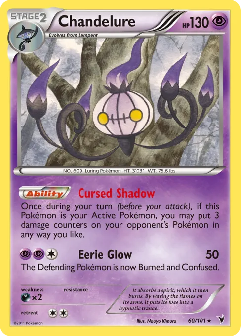 Chandelure - Reverse Holo