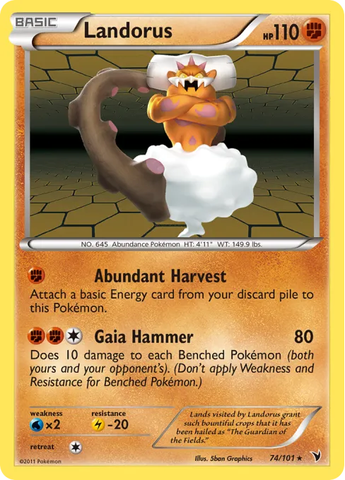 Landorus - Reverse Holo