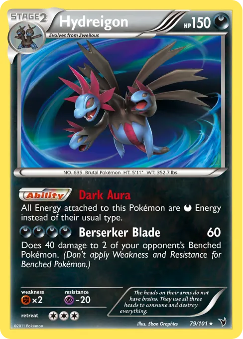 Hydreigon - Reverse Holo