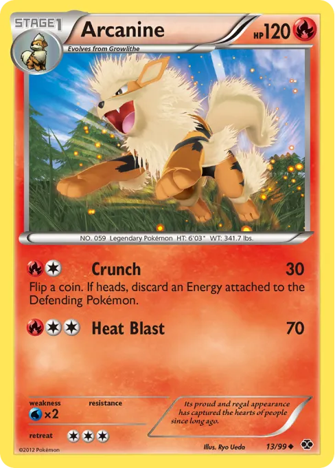 Arcanine - Reverse Holo