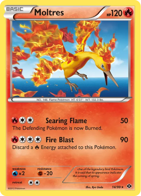 Moltres - Reverse Holo