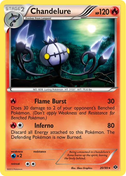 Chandelure - Reverse Holo