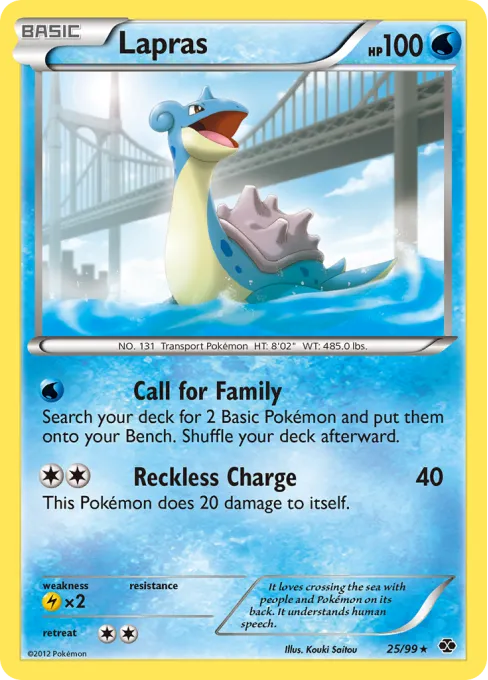 Lapras - Reverse Holo