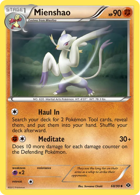Mienshao - Reverse Holo