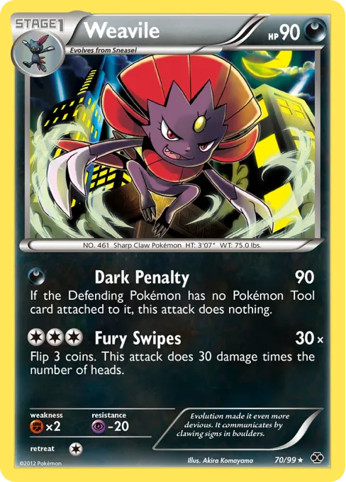 Weavile - Reverse Holo