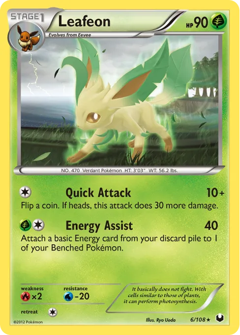 Leafeon - Reverse Holo