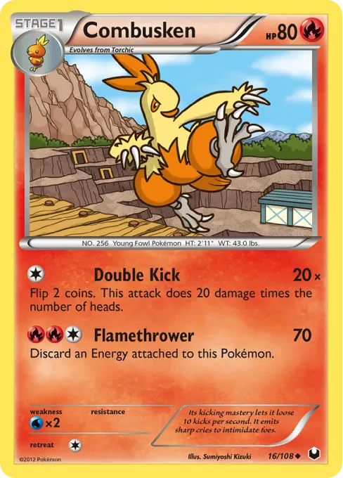 Combusken - Reverse Holo