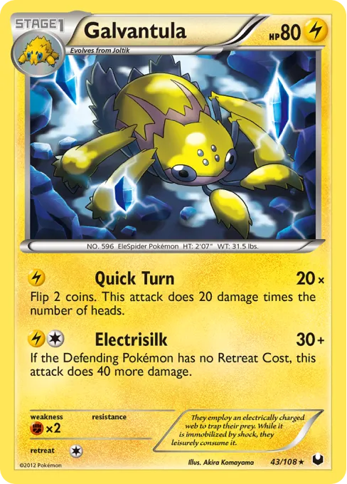 Galvantula - Reverse Holo