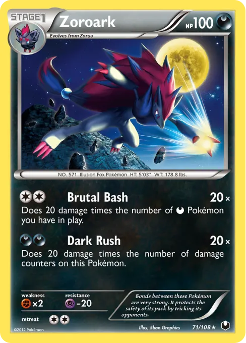 Zoroark - Reverse Holo