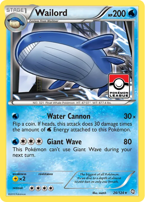 Wailord - Reverse Holo