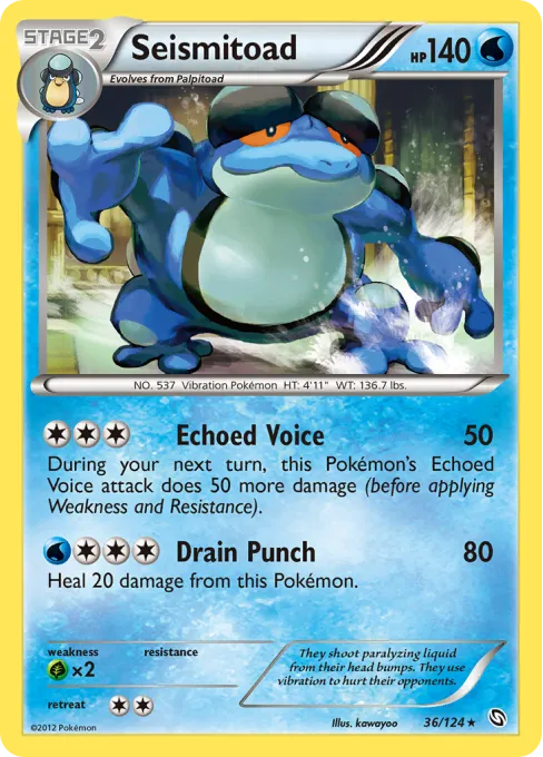 Seismitoad - Reverse Holo