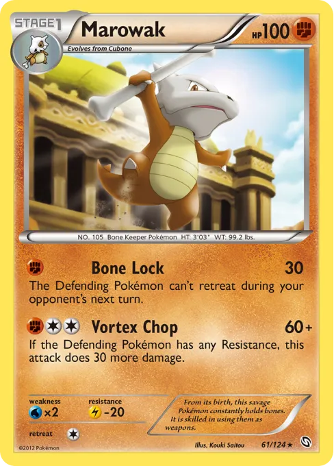 Marowak - Reverse Holo