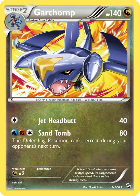 Garchomp - Reverse Holo
