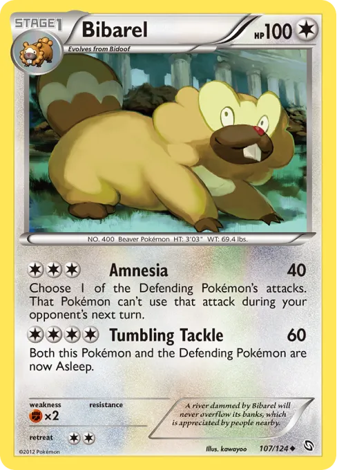 Bibarel - Reverse Holo