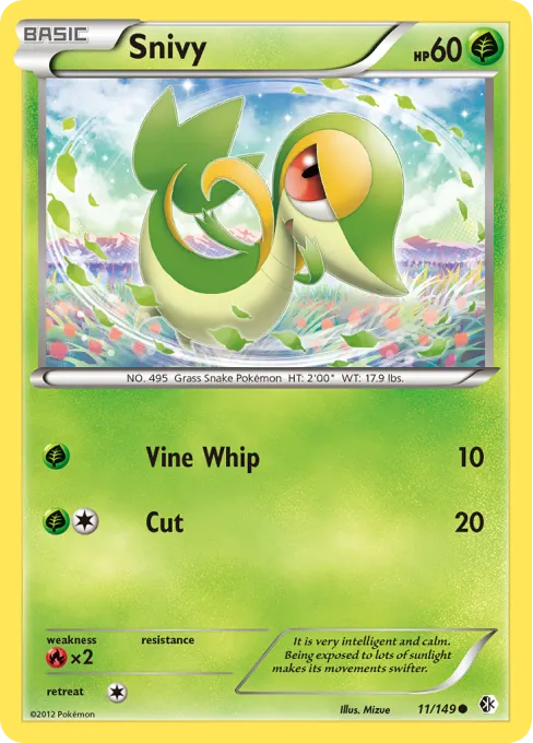 Snivy - Reverse Holo
