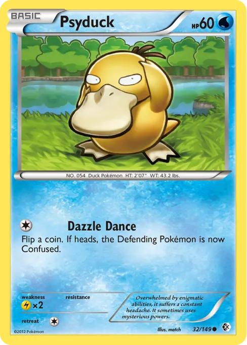 Psyduck - Reverse Holo