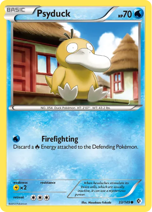 Psyduck - Reverse Holo