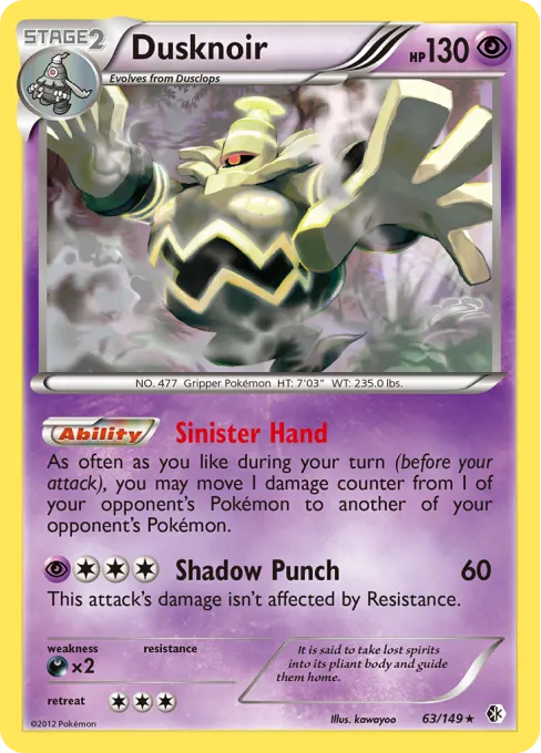 Dusknoir - Reverse Holo