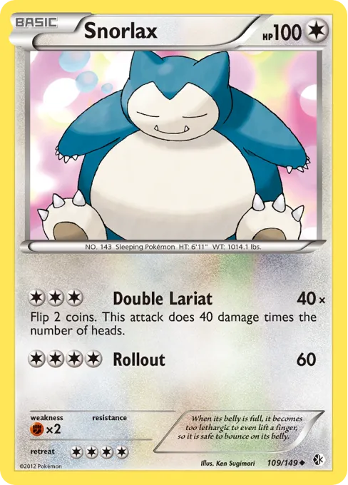Snorlax - Reverse Holo