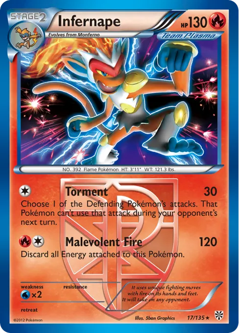 Infernape - Reverse Holo