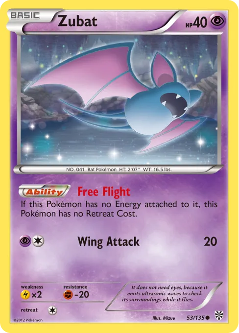 Zubat - Reverse Holo