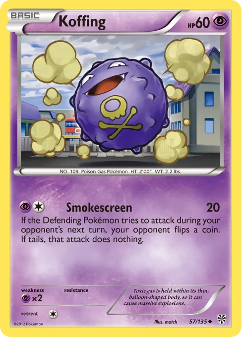 Koffing - Reverse Holo