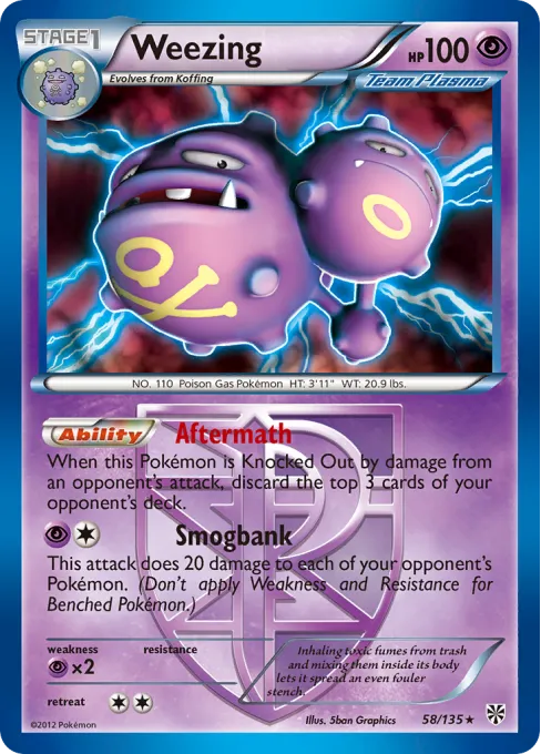Weezing - Reverse Holo