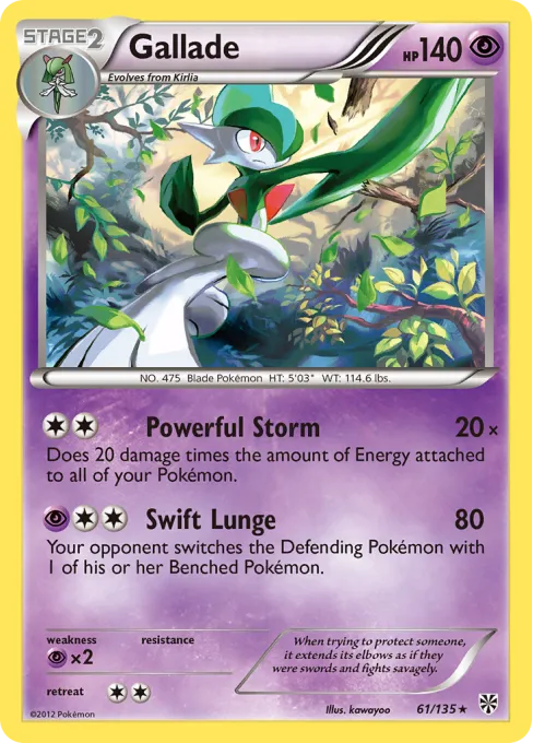 Gallade - Reverse Holo