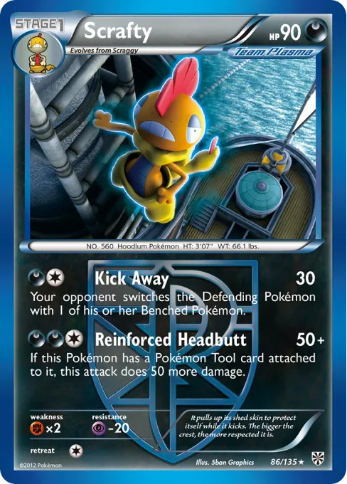 Scrafty - Reverse Holo