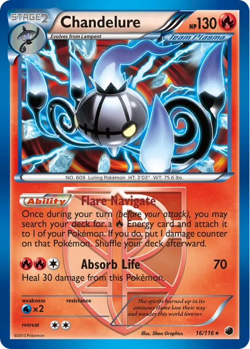 Chandelure - Reverse Holo