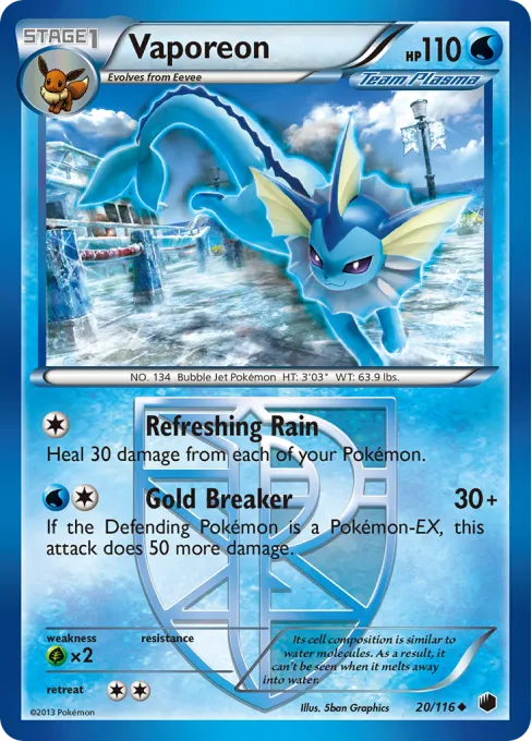 Vaporeon - Reverse Holo