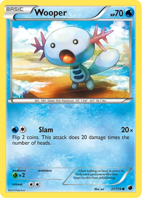 Wooper - Reverse Holo