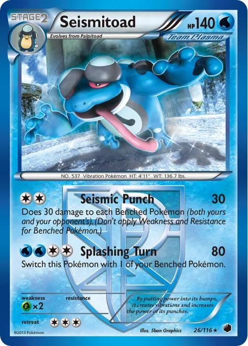 Seismitoad - Reverse Holo