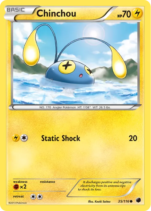 Chinchou - Reverse Holo