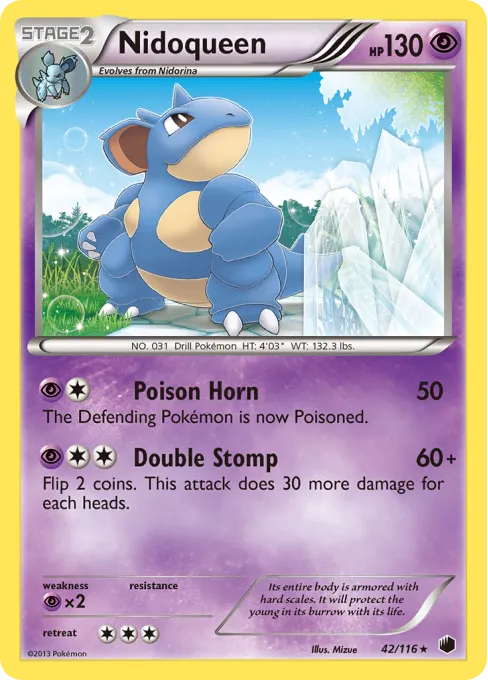 Nidoqueen - Reverse Holo