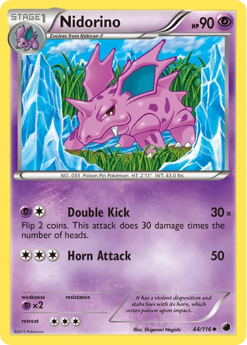 Nidorino - Reverse Holo